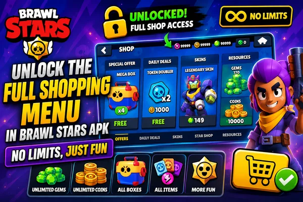 Unlock the Full Shopping Menu in Brawl Stars APK – No Limits, Just Fun